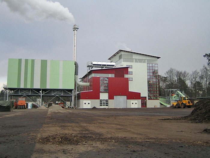 Biomasse Heizkraftwerk eröffnet